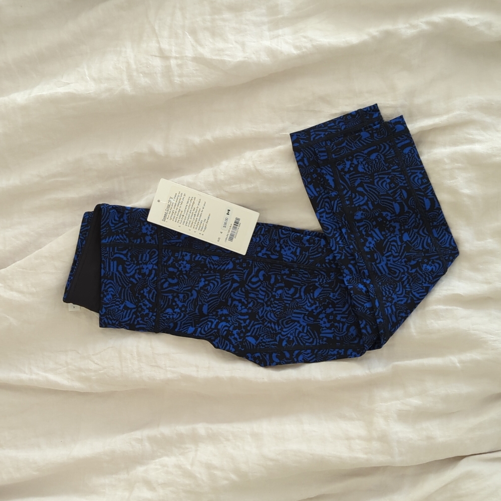 Lululemon Seawheeze 2017 Speed Crop sz 4 NWT